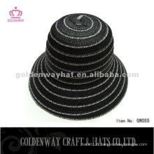 Chapeau en cloche en tricot en tricot court pour femme GW055